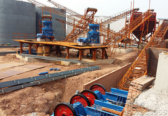 玄武岩制砂生产线